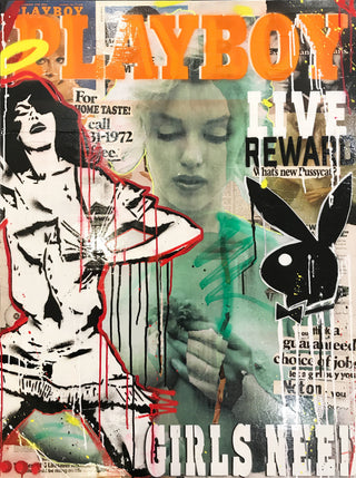 Layer Cake, The Midnight Girl, 2017 contemporary Print by the American Artist.