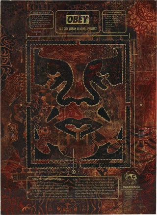 Shepard Fairey, Urban Renewal Stencil, 2011 contemporary Works on Paper by the American Artist.