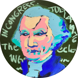 Bradley Theodore, George Washington, 2016 contemporary Painting by the Caribbean Artist.