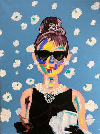 Bradley Theodore, Pearls and Clouds, 2016 contemporary Painting by the Caribbean Artist.