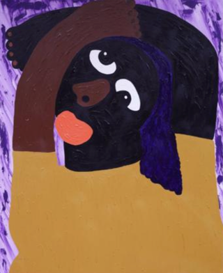 Isshaq Ismail, Ambivalent 10, 2020 contemporary Painting by the Ghanaian Artist.