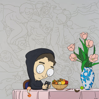 Brad Donovan, Restraint, It Comes And Goes, 2022 contemporary Painting by the New Zealand Artist.