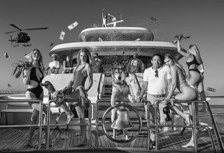 David Yarrow, Get The Fxxx Off My Boat II, 2021 contemporary Print by the British Artist.