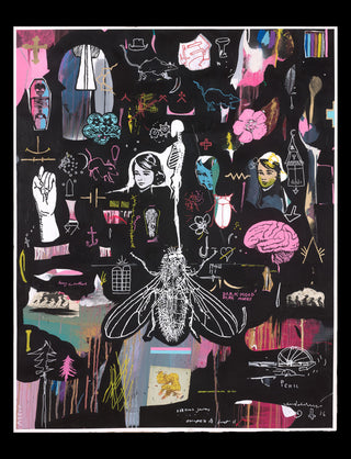 Dan Baldwin, Alchemy, 2017 contemporary Works on Paper by the British Artist.