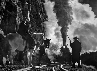 David Yarrow, Iron Horse II, 2021 contemporary Print by the British Artist.