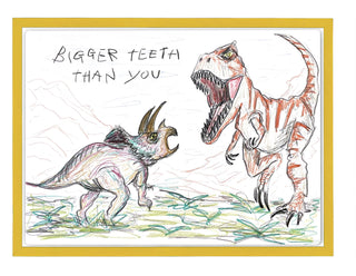 The Connor Brothers, Bigger Teeth Than You, 2023 contemporary Print by the British Artist.
