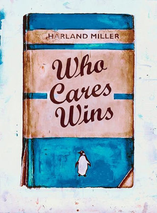 Harland Miller, Who Cares Wins (NHS), 2020 contemporary Print by the British Artist.