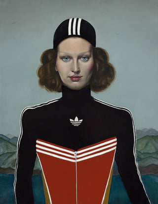 Ross Muir, Gucci Girl, 2023 contemporary Painting by the British Artist.