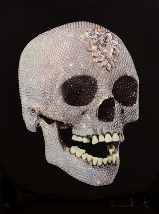 Damien Hirst, For the Love of God, Laugh, 2007 contemporary Print by the British Artist.