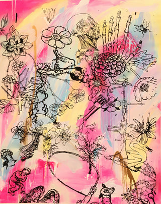 Dan Baldwin, Full Moon #3, 2025 contemporary Print by the British Artist.