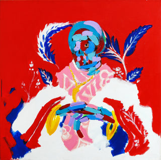 Bradley Theodore, The Oracle, 2017 contemporary Painting by the Caribbean Artist.