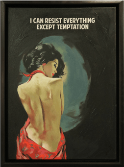 The Connor Brothers, I Can Resist Everything Except Temptation, 2020 contemporary Painting by the British Artist.