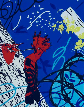 Dan Baldwin, Hunger # II, 2018 contemporary Works on Paper by the British Artist.
