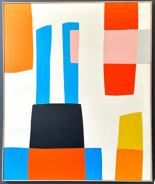 François Bonnel, Caught, 2017 contemporary Painting by the French Artist.