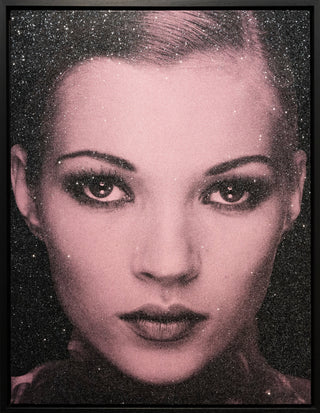 Russell Young, Kate Moss - Chaos Pink, 2023 contemporary Print by the British Artist.