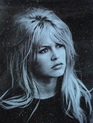 Russell Young, Bardot - Rivera Blue, 2023 contemporary Print by the British Artist.