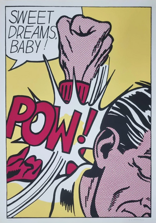 Roy Lichtenstein, Sweet Dreams, 1965 contemporary Print by the American Artist.