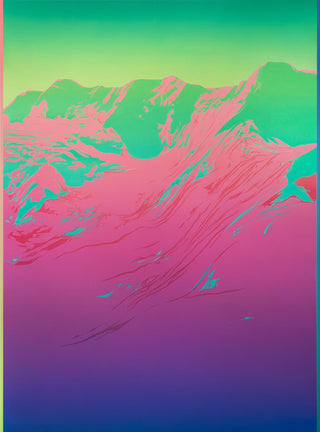 Julio Sarramián, Glitchland 27, 2022 contemporary Painting by the Spanish Artist.