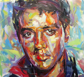 Paul Wright, Mr Presley, 2017 contemporary Painting by the British Artist.