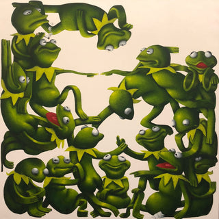 Sebastian Chaumeton, Kermit Overwhelming, 2019 contemporary Print by the British Artist.