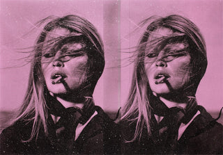 Russell Young, Bardot Diptych (Riviera Rose), 2023 contemporary Print by the British Artist.