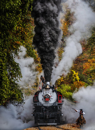 David Yarrow, The Fall (Colour), 2025 contemporary Print by the British Artist.