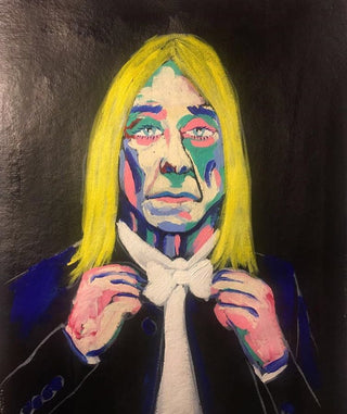 Bradley Theodore, Iggy Pop Commission, 2016 contemporary Works on Paper by the Caribbean Artist.
