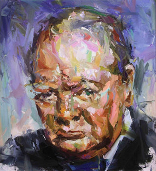 Paul Wright, Winston, 2017 contemporary Painting by the British Artist.