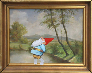 Mr Brainwash, Bottom Elf, 2018 contemporary Painting by the French Artist.