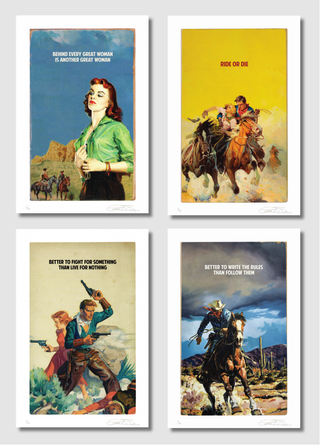 The Connor Brothers, Ride or Die - Set of Four, 2025 contemporary Print by the British Artist.