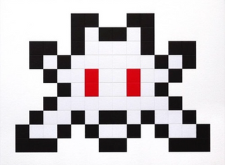 Invader, Little Big Space, 2019 contemporary Print by the French Artist.