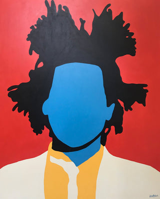 Coco Dávez, Basquiat, 2019 contemporary Painting by the Spanish Artist.