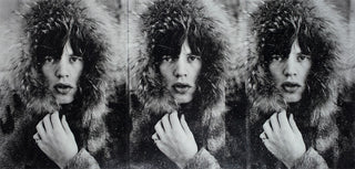 Russell Young, Mick Jagger Triptych (Stones White), 2019 contemporary Print by the British Artist.