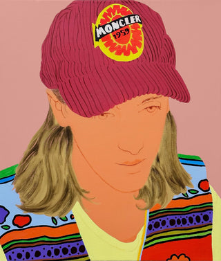 Moritz Moll, Moncler, 2023 contemporary Painting by the German Artist.