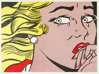 Roy Lichtenstein, Crying Girl, 1963 contemporary Print by the American Artist.