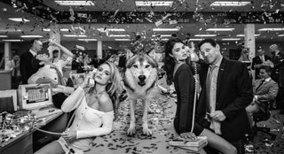 David Yarrow, The Wolves of Wall Street II, 2019 contemporary Print by the British Artist.