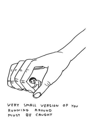 David Shrigley, Untitled, 2018 contemporary Works on Paper by the British Artist.