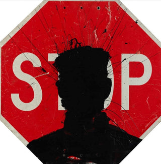 Richard Hambleton, Stop Sign, 2018 contemporary Works on Paper by the Canadian Artist.