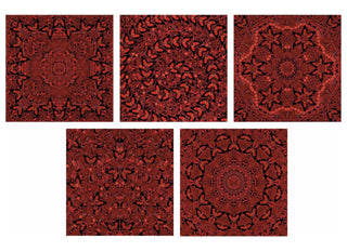 Damien Hirst, The Empresses (set of five), 2022 contemporary Print by the British Artist.