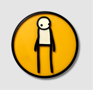 Stik, Plaque (Yellow), 2011 contemporary Sculpture by the British Artist.