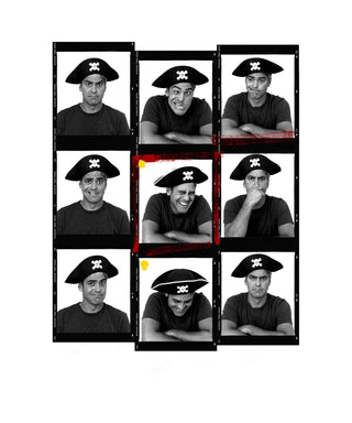 Andy Gotts, George Clooney Contact Sheet, 2017 contemporary Print by the British Artist.