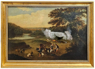 The Connor Brothers, Insurance Job, 2025 contemporary Painting by the British Artist.