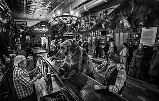 David Yarrow, A Bear Walks into a Bar, 2016 contemporary Print by the British Artist.