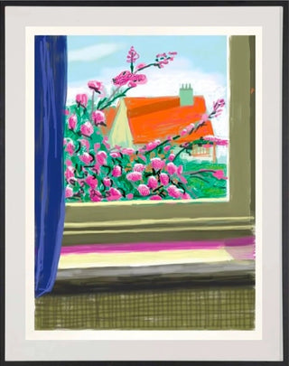 David Hockney, Untitled No. 778, My Window, 2011 contemporary Print by the British Artist.