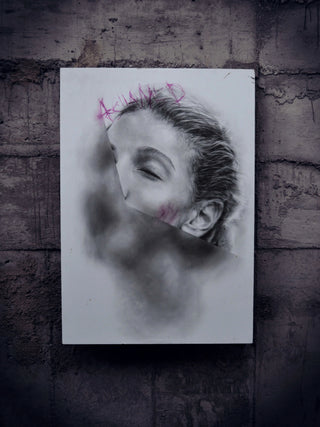 Igor Dobrowolski, Why Doesn't She Just Leave?, 2018 contemporary Painting by the Polish Artist.