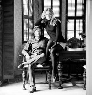 Terry O'Neill, Roman Polanski and Sharon Tate, 1968 contemporary Works on Paper by the British Artist.
