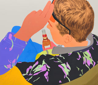 Moritz Moll, Outlook, 2024 contemporary Painting by the German Artist.