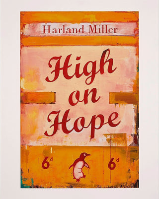 Harland Miller, High on Hope, 2019 contemporary Print by the British Artist.