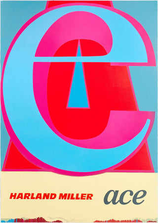Harland Miller, ACE, 2019 contemporary Print by the British Artist.