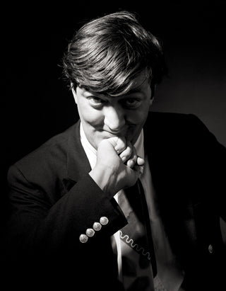 Andy Gotts, Stephen Fry, 1990 contemporary Print by the British Artist.